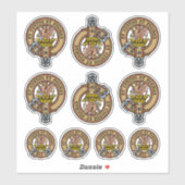 Clan Marjoribanks Wappen Sticker Set (Blatt)