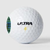 Clan Marshall Tartan Celtic Trinity Golfball (Logo)