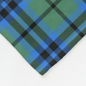 Clan Marshall Tartan Kariert Fleecedecke (Ecke)