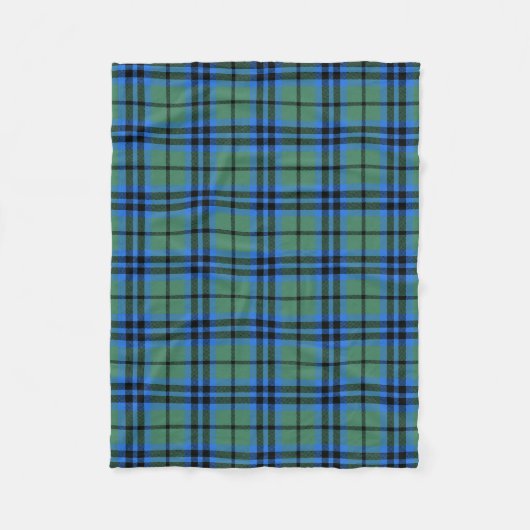 Clan Marshall Tartan Kariert Fleecedecke (Vorderseite)