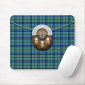 Clan-Marshall Tartan und Sporran Mousepad (Mit Mouse)
