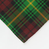 Clan Martin Tartan Kariert Fleecedecke (Ecke)