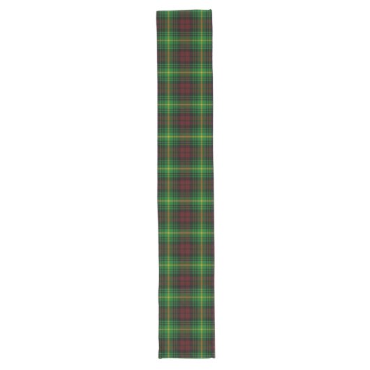 Clan Martin Tartan Kariert Großer Tischläufer (Vorderseite)