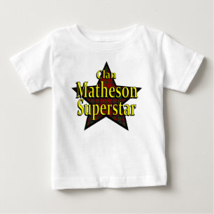 Clan Matheson Superstar Säugling T - Shirt