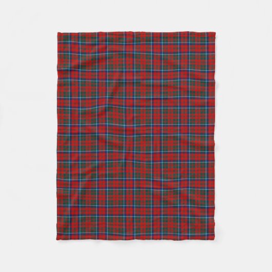 Clan Matheson Tartan Kariertes Muster Fleecedecke (Vorderseite)