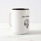 Clan Mathieson Kaffee-Tasse Zweifarbige Tasse (Vorderseite Links)