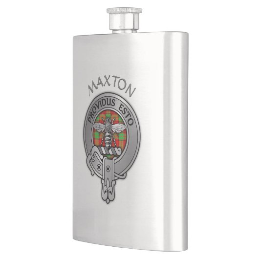 Clan Maxton Wappen Flachmann (Links)
