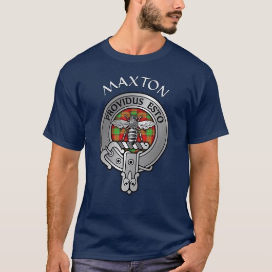 Clan Maxton Wappen T-Shirt (Vorderseite)