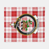 Clan Maxwell Kariert Tartan Kariert Fleecedecke (Vorderseite (Horizontal))