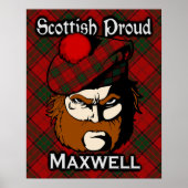 Clan Maxwell Scottish Tartan Poster (Vorne)