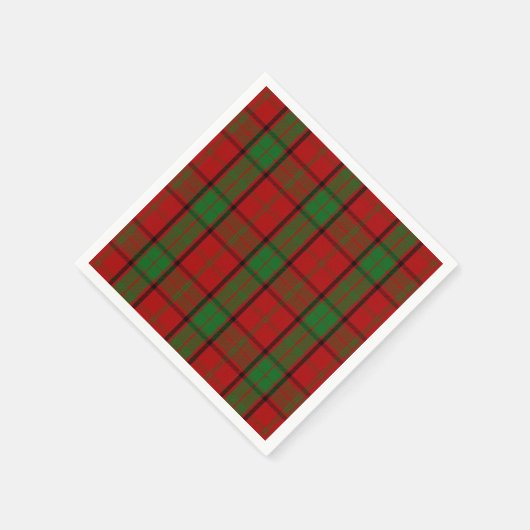 Clan Maxwell Tartan Serviette (Ecke)