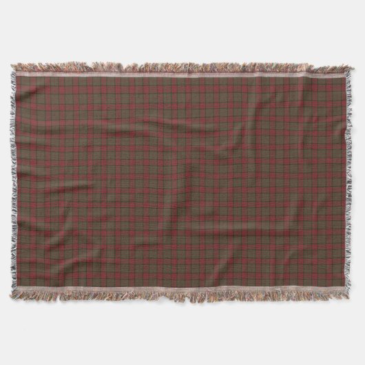 Clan Maxwell Weathered Jagd Tartan Decke (Vorderseite)