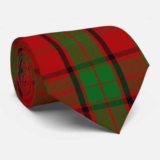 Clan-MaxwellTartan Krawatte (Gerollt)