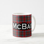 Clan McBain MacBain TartanScottish Kaffeetasse (VorderseiteRechts)
