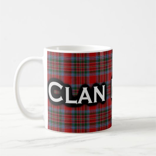 Clan McBain MacBain TartanScottish Kaffeetasse (Links)