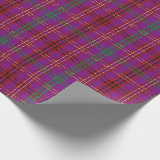 Clan McCall - Kaithness Scottish Tartan Geschenkpapier (Ecke)