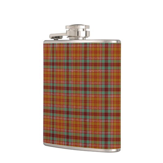Clan McCall Tartan Flachmann (Links)