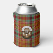 Clan McCall Tartan und Sporran Dosenkühler (Kanne Rückseite)