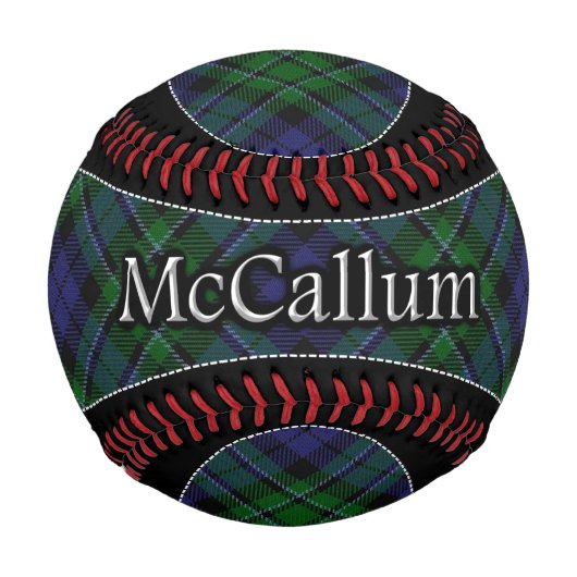 Clan McCallum MacCallum Scottish Dream Tartan Baseball (Vorderseite)