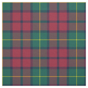 Clan McCarthy Tartan Green und Red Kariert Stoff