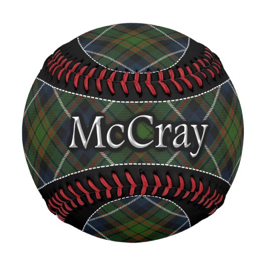 Clan McCray MacRae Scottish Dream Hunting Tartan Baseball (Vorderseite)