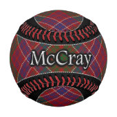 Clan McCray MacRae Scottish Dream Tartan Baseball (Vorderseite)