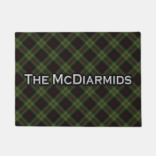Clan McDiarmid MacDiarmid Tartan Welcome Mat Fußmatte (Vorderseite)