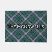Clan McDowall MacDowall Tartan-Fußmatte Fußmatte (Vorderseite)