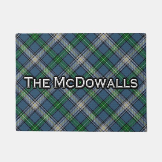 Clan McDowall MacDowall Tartan-Fußmatte Fußmatte (Vorderseite)