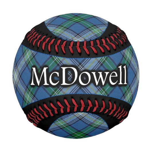 Clan McDowell MacDowall Scottish Tartan Baseball (Vorderseite)