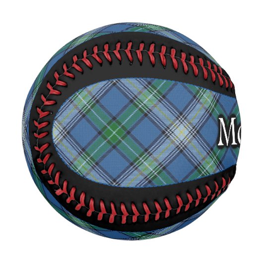 Clan McDowell MacDowall Scottish Tartan Baseball (Vorderseite Links)
