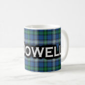 Clan McDowell TartanScottish Kaffeetasse (VorderseiteRechts)