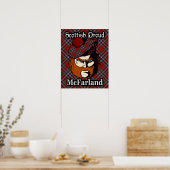 Clan McFarland Schottischer Tartan Poster (Küche)