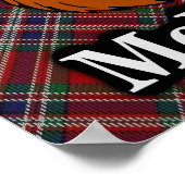 Clan McFarland Schottischer Tartan Poster (Ecke)