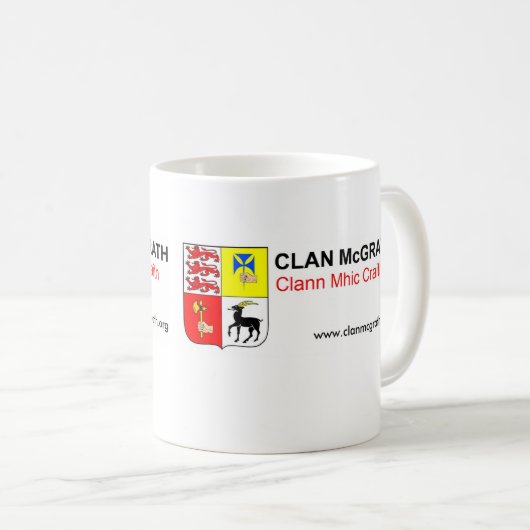 Clan McGrath Tasse (VorderseiteRechts)