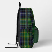 Clan McKellar Kariert Mit Monogramm Bedruckter Rucksack (Links)