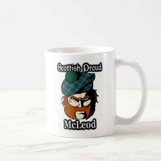 Clan McLeod Tartan Scottish Kaffeetasse (Rechts)