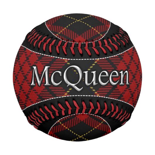 Clan McQueen MacQueen Scottish Dream Tartan Baseball (Vorderseite)