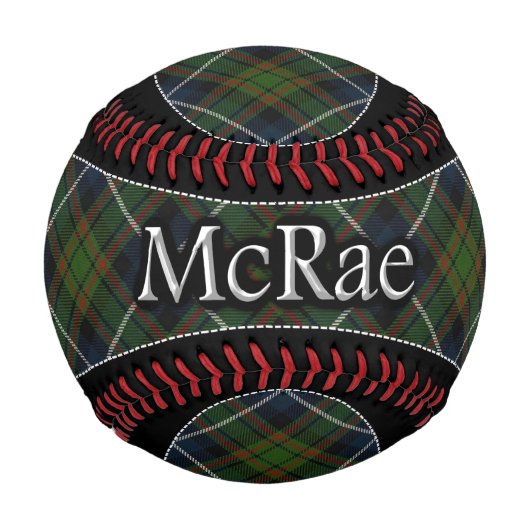 Clan McRae MacRae Scottish Dream Hunting Tartan Baseball (Vorderseite)