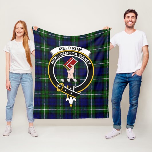 Clan Meldrum Forbes Tartan Kariert Fleecedecke (Beispiel)