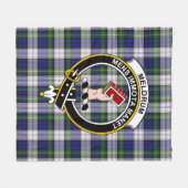 Clan Meldrum Gordon Dress Tartan Kariert Fleecedecke (Vorderseite (Horizontal))