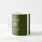 Clan Menzies alter Schloss Menzies Kaffee Co. Kaffeetasse (Vorderseite Links)