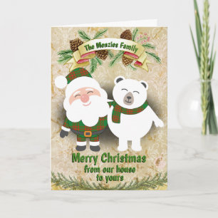 Clan Menzies Jagd Tartan Karierte Weihnachten