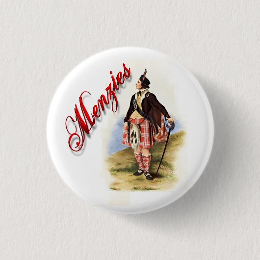 Clan Menzies Scottish Dream Button (Vorderseite)
