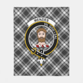 Clan Menzies Tartan Kariert Fleecedecke (Vorderseite)