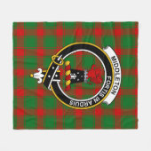 Clan Middleton Tartan Kariert Fleecedecke (Vorderseite (Horizontal))