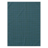 Clan Miller Bright Blue und Green Scottish Tartan Tischdecke (Vorderseite)