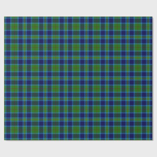 Clan Miller Tartan Kariert Geschenkpapier (Flach)