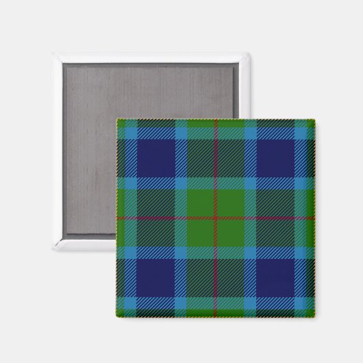 Clan Miller Tartan Magnet (Vorderseite/Rückseite)