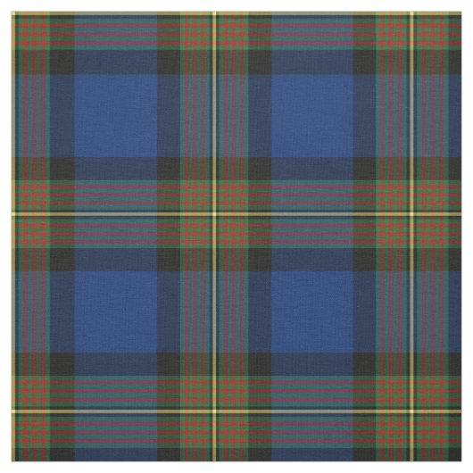 Clan Minnock Tartan Blue Kariert Stoff (Muster)